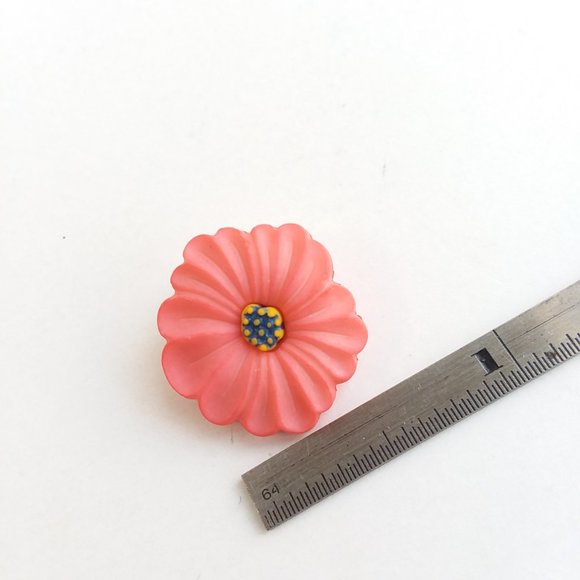 3 Pink poppy flower shoe charm   Roller Skate Shoelace poppy charm - Picture 5 of 7